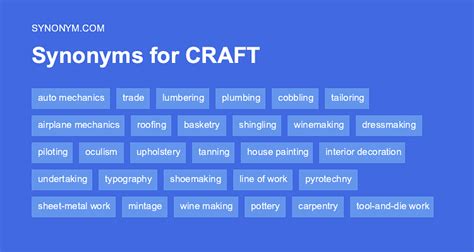 craft - <b>Synonyms</b>, related words and examples | Cambridge English Thesaurus. . Crafty synonyms